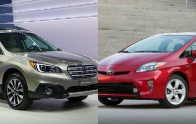 SUV thể thao Subaru Outback ‘chạm mặt’ đối thủ Toyota Prius  